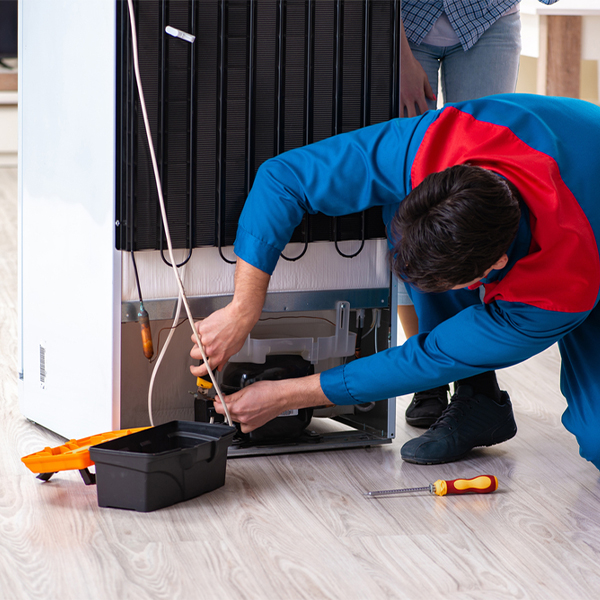 how much do you charge for refrigerator repair services in Mc Queeney